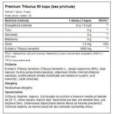 Weider - Premium Tribulus 90 kaps Weider